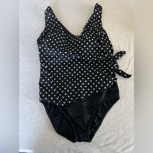 Great Lengths Polka Dot One Piece Swimsuit